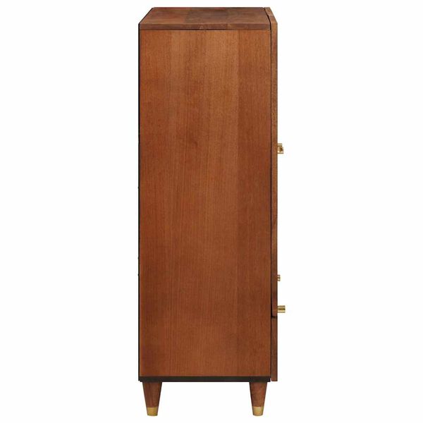 vidaXL Media Storage Cabinets & Racks Brown 60 x 33.5 x 100 cm