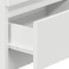 vidaXL Bedside Cabinets 2 pcs with 2 Drawers White 40x33x60 cm