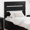 vidaXL Headboard Black Oak 100 cm Engineered Wood