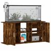 vidaXL Aquarium Stand Smoked Oak 121x41x58 cm Engineered Wood