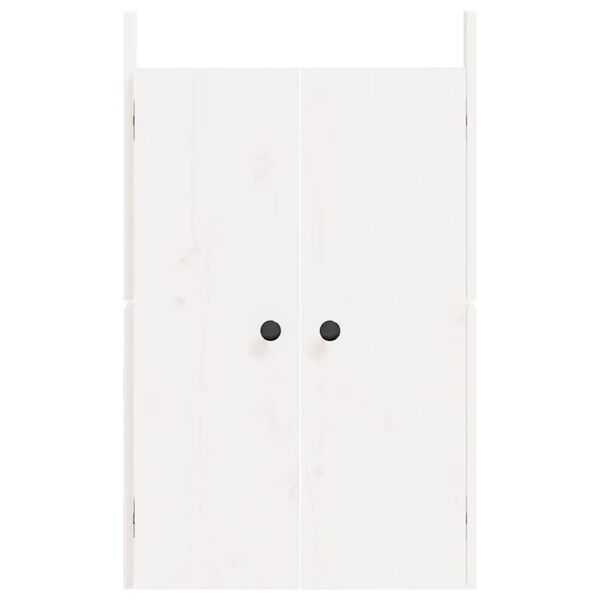 vidaXL Outdoor Kitchen Doors White 50x9x82 cm Solid Wood Pine