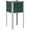 vidaXL Garden Planter Brown 100x45x90 cm Steel