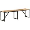 vidaXL Bench 160x35x46 cm Solid Wood Mango