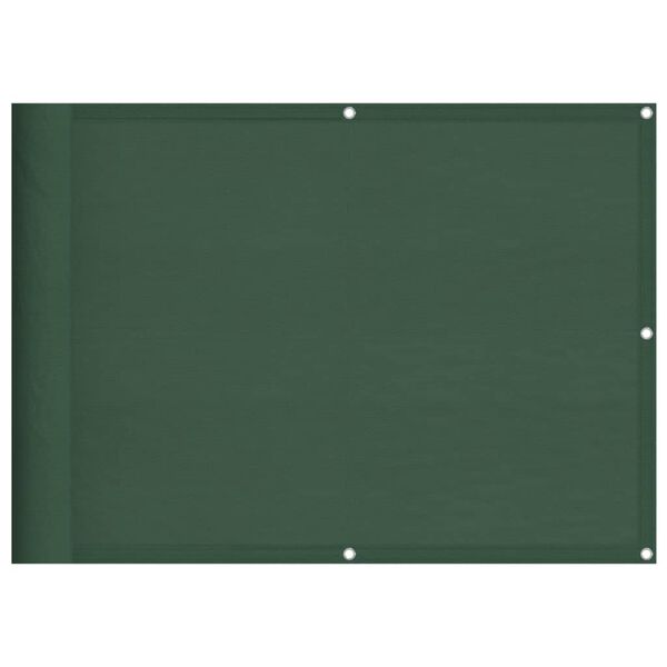 vidaXL Balcony Screen Dark Green 75x800 cm 100% Polyester Oxford