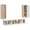 vidaXL TV Cabinet Set Wall-mounted 3 pcs Sonoma Oak Engineered Wood