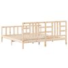 vidaXL Bed Frame without Mattress 200x200 cm Solid Wood Pine