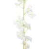 vidaXL Flower Garlands 6 pcs White 180 cm