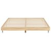 vidaXL Bed Frame without Mattress Sonoma Oak 180x200 cm Super King Engineered Wood