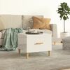 vidaXL Coffee Table High Gloss White 50x50x40 cm Engineered Wood