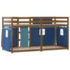vidaXL Bunk Bed without Mattress Blue 90x200 cm Solid Wood Pine