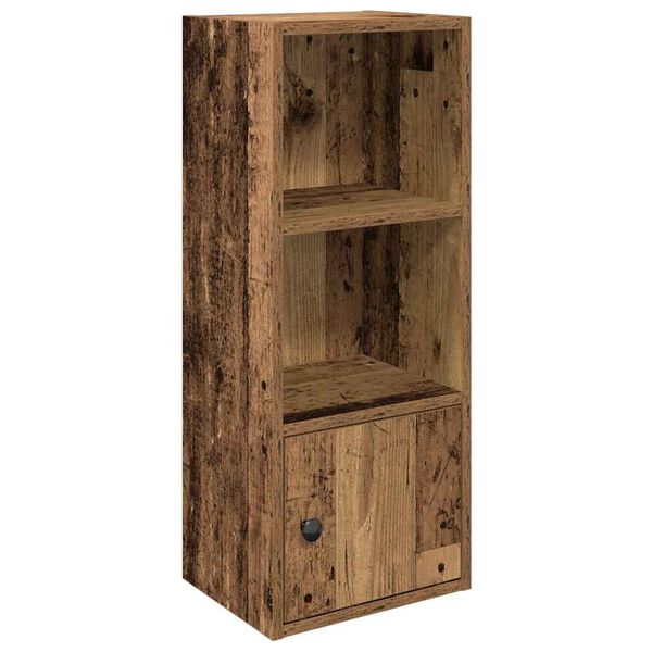 vidaXL Bookcase Old Wood 31x24x77 cm Engineered Wood