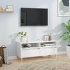 vidaXL TV Cabinet White 100x34.5x44.5 cm Engineered Wood