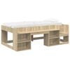 vidaXL Kids'Bed Frame with Storage Sonoma Oak 75 x 190 cm