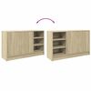vidaXL Sink Cabinet Sonoma Oak 90x29x55 cm Engineered Wood