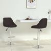 vidaXL Bar Stools 2 pcs Black Faux Leather