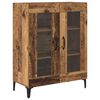 vidaXL Highboard Old Wood 69.5 x 34 x 180 cm Engineered Wood