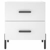 vidaXL Bedside Cabinets 2 pcs White 40x35x47.5 cm Engineered Wood