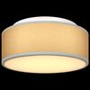 vidaXL Ceiling Lamp Grey 30 x 13.5 cm Fabric