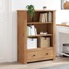 vidaXL Bookcase 80x35x110 cm Solid Pine Wood Panama Range