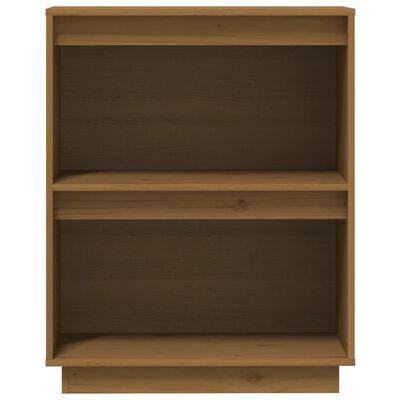 vidaXL Console Cabinet Honey Brown 60x34x75 cm Solid Wood Pine