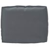vidaXL Pallet Cushion for Backrest Anthracite 50 x 40 x 12 cm
