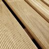 vidaXL Decking Tiles 6 pcs 50x50 cm Wood Green