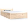 vidaXL Bed Frame without Mattress with Drawers 100x200 cm (815034+814989)