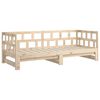 vidaXL Pull-out Day Bed without Mattress Solid Wood Pine 2x(90x200) cm