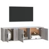 vidaXL 2 Piece TV Cabinet Set Grey Sonoma Engineered Wood