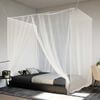 vidaXL Mosquito Net for Bed Rectangular 156 mesh 220 x 200 x 210 cm