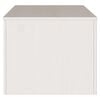 vidaXL Coffee Table Drammen White 99 x 55 x 45 cm Solid pine wood