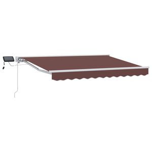 vidaXL Cassette Awning with Solar LED