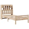 vidaXL Bookcase Bed without Mattress 90x200cm Solid Wood Pine