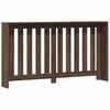 vidaXL Radiator Cover Brown Oak 149x20x82 cm Engineered Wood