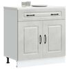 vidaXL Kitchen Base Cabinet Kalmar Concrete Grey Engineered Wood