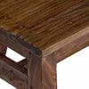 vidaXL Stool Natural 30 x 20 x 20 cm Mahogany Wood