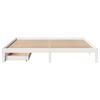 vidaXL Bed Frame with Drawers without Mattress White 180x200 cm Super King
