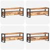 vidaXL TV Cabinet 120x35x45 cm Solid Wood with Honey Finish