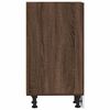 vidaXL Bottom Cabinet Riga Brown Oak 40x44.5x81.5 cm Engineered Wood