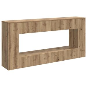 vidaXL Console Table Artisan Oak 155 x 29 x 74 cm Engineered Wood