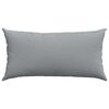 vidaXL Sofa Pillows 2 pcs Light Grey 80 x 40 cm Fabric