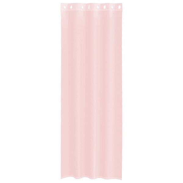 vidaXL Voile Curtains with Grommets 2 pcs Light Pink 140x300 cm