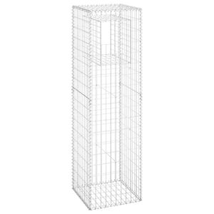 vidaXL Gabion Basket Post 50x50x180 cm Iron