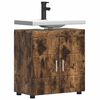 vidaXL Bathroom Cabinet Set TULUM Smoked Oak 60 x 34 x 63 cm