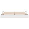 vidaXL Storage Bed with Mattress Pure White 200 x 200 cm Faux leather