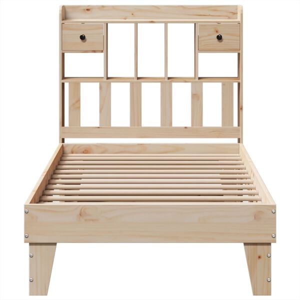 vidaXL Bed Frame without Mattress 100x200 cm Solid Wood Pine