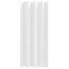 vidaXL Blackout Curtains with Rings 2 pcs Pure White 245 x 140 cm