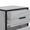 vidaXL Bedside Cabinet Grey Sonoma 40x31x50 cm Engineered Wood