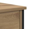 vidaXL Bedside Table with Drawer 2 pcs Artisan Oak 34 x 35.5 x 45 cm