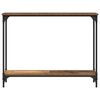 vidaXL Console Table Old Wood 100 x 22.5 x 75 cm Engineered Wood